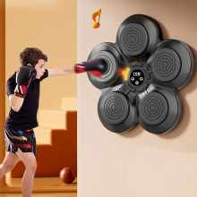 (Black B) Music Boxing Pads- Boxing Training Punching Equipment, Smart Boxing Machine Wall Mounted,portable Music Puch Bag,hot