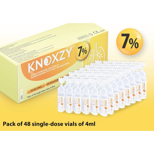 Sterile Hypertonic Saline Solution 7% Vials for Inhalation - 48 x 4ml 2