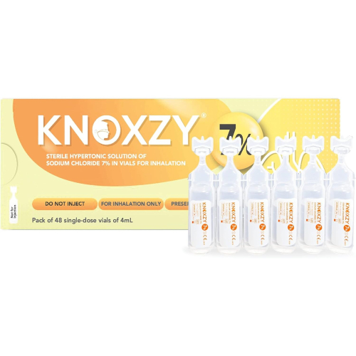 Sterile Hypertonic Saline Solution 7% Vials for Inhalation - 48 x 4ml 1