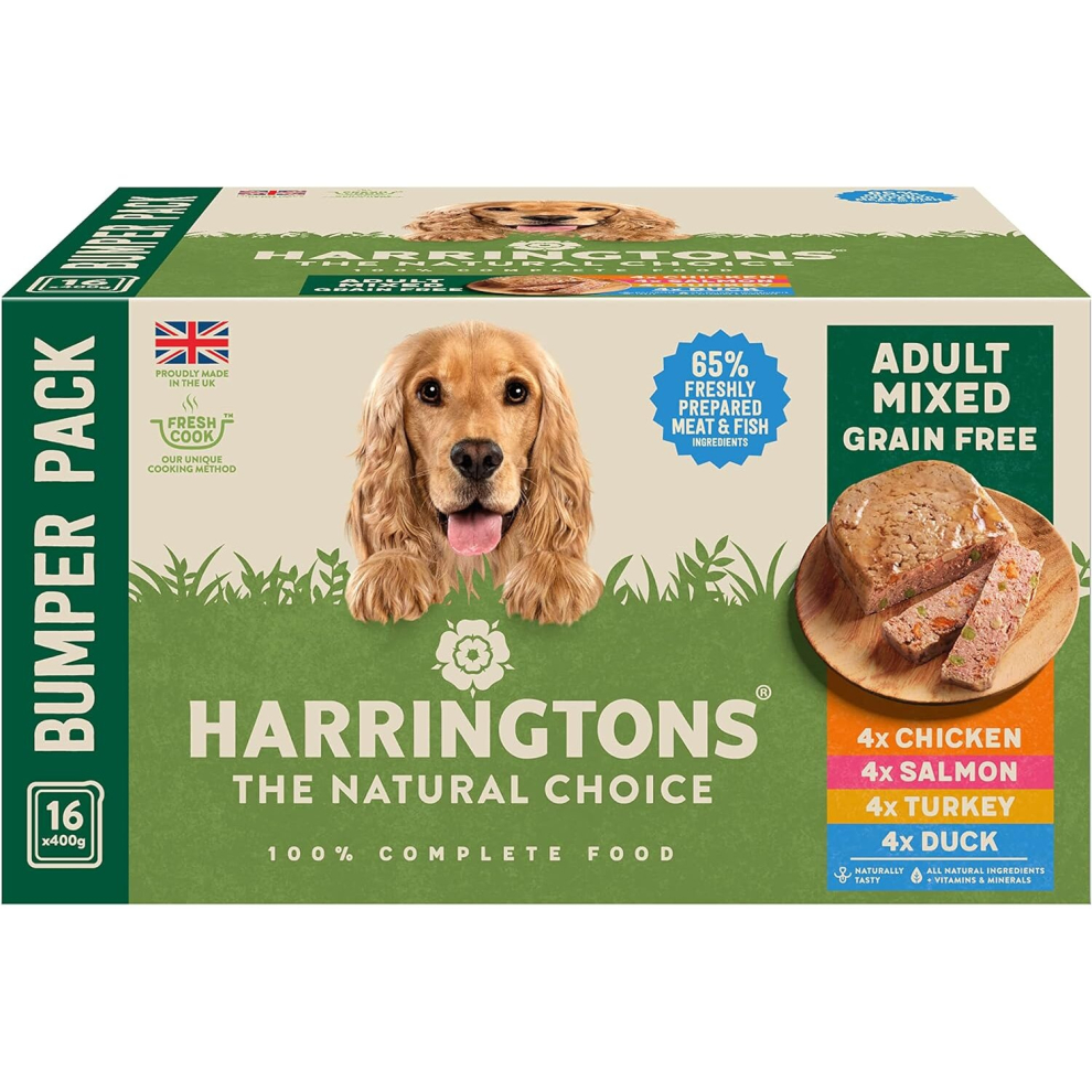 Harringtons Wet Mixed Bumper Pack 16x400g