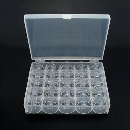 25Pcs Transparent Sewing Machine Bobbins Spools Empty Bobbins Spools 2