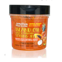 JAMAICAN MANGO & LIME STYLING GEL ISLAND OIL 20oz Free UK Postage