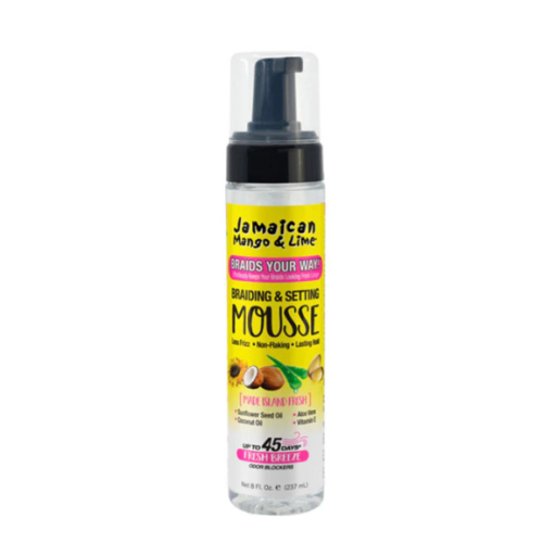 Jamaican Mango & Lime Braiding & Setting Mousse 8oz FreeUK Postage