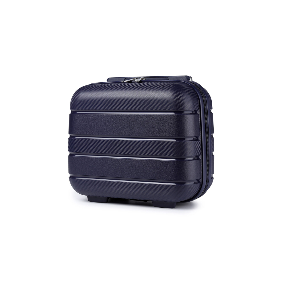 (Navy, 14 inch) Kono 1, 2 Or 4 Piece Hard Shell PP Suitcase With TSA Lock