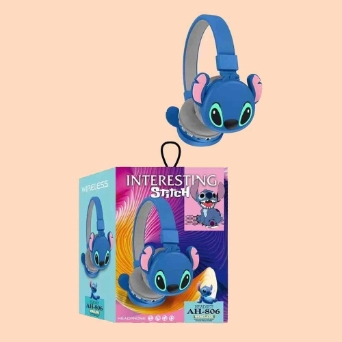 Lilo & Stitch Kids Wireless Headphones Head Sets Soft Ear Pads Practical Gift