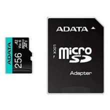 Carte mémoire - ADATA - AUSDX256GUI3V30SA2-RA1 - 256 Go - Micro SDXC - IPX7 étanche