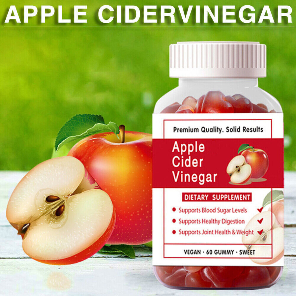 Apple Cider Vinegar Gummies for Weight Loss,Fat Burner,Strong Belly Slim