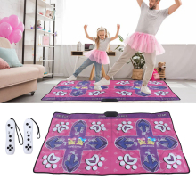 Double Dancing Mat Electric Non Slip Music Dance Carpet With 63 Games 2 Remote
