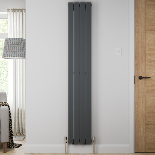 (1800x304mm Anthracite Single Panel) Designer Radiator Anthracite ...