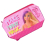 Girls Pink Barbie Rectangular Zipped Back To School Pencil Case 1