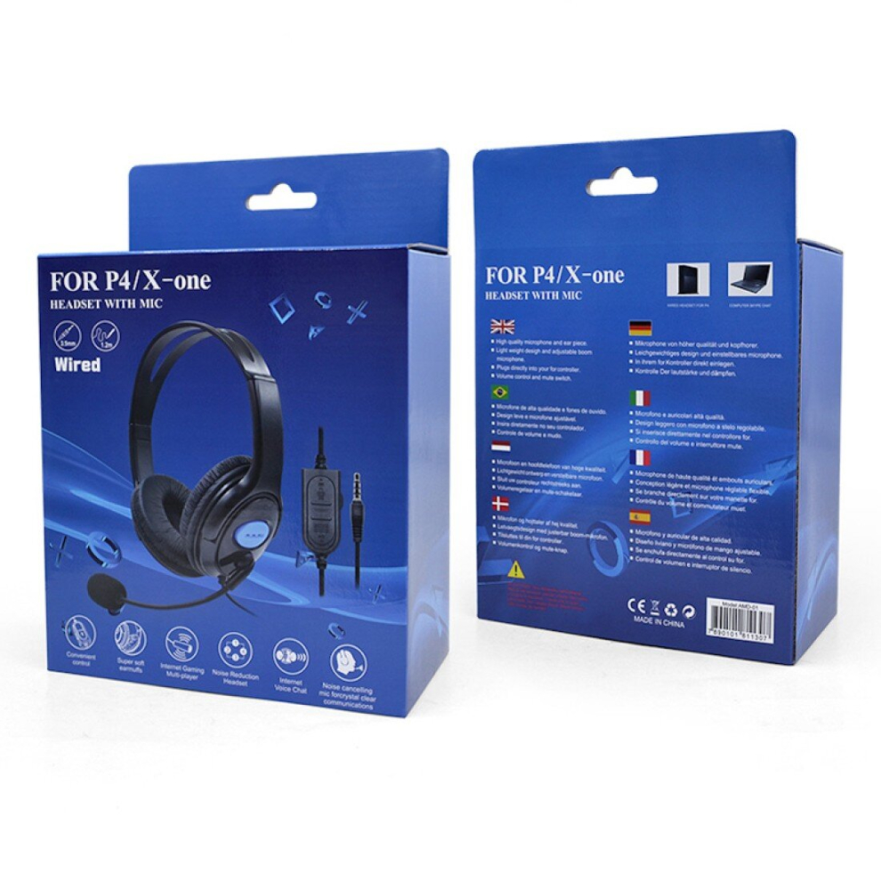 Wired 3.5Mm Gaming Headset With Microphone For Ps4/Ps5/X-One/ Pc 5055546042774