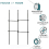 House of Home Heavy Duty Double Telescopic Clothes Rail 2