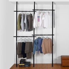 Heavy Duty Double Telescopic Clothes Rail
