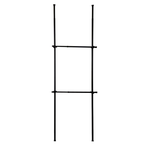 House of Home Telescopic Clothes Rail, Extendable and Adjustable Wardrobe Rail 1