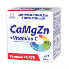 CaMgZn + Vitamin C, 20 sachets,Complex support of the body.