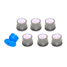 (Plastic Aerator 16.5mm 4L/min x 6 plus 1 key ) Plastic Aerator 16.5mm plus key