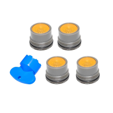 (Plastic Aerator 16.5mm 6L/min x 4 plus 1 key ) Plastic Aerator 16.5mm plus key