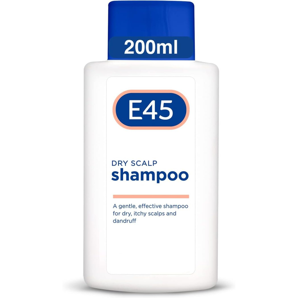 E45 Dermatological Dry Itchy Flaky Scalp Dandruff Shampoo 200ml