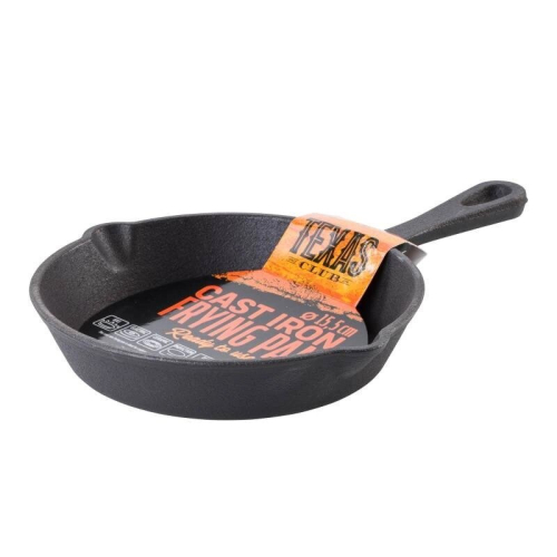 (15.5) Texas Club Cast Iron Frying Pan 1