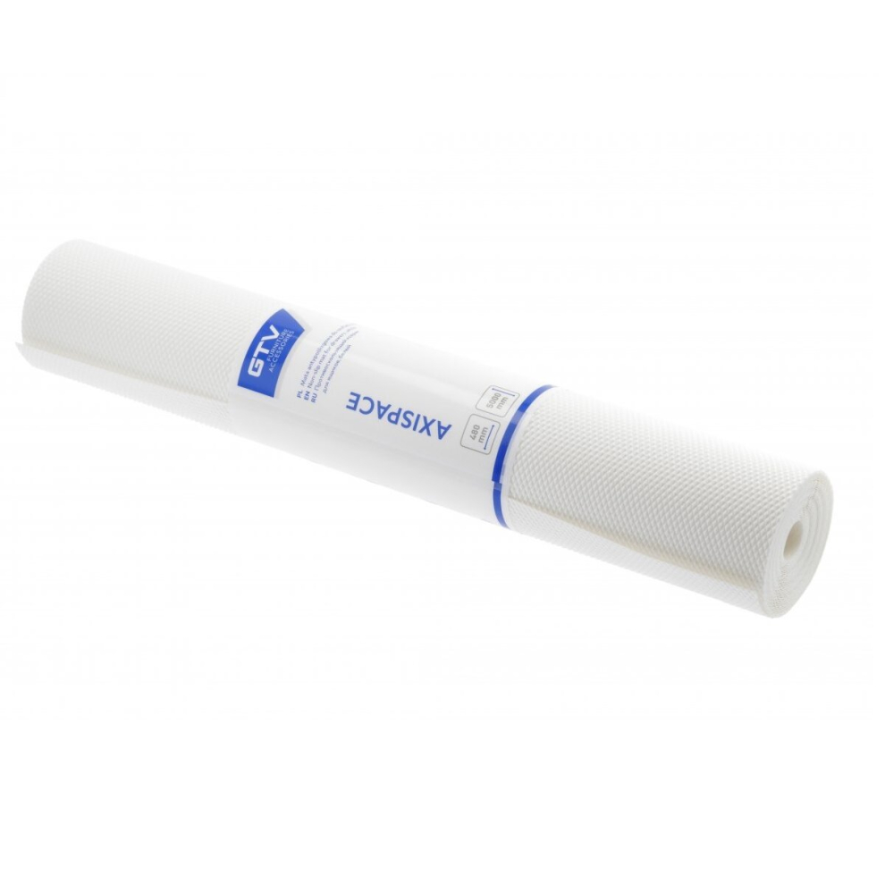 (White) 1 Roll Non-slip Mat for Drawers 48 x 500 cm