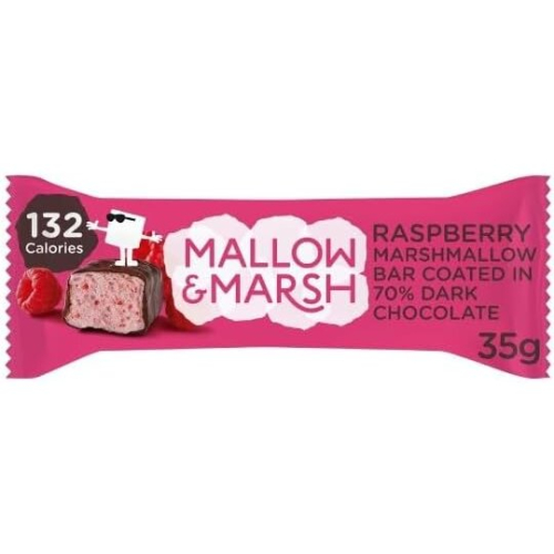 3 x Mallow & Marsh Raspberry Marshmallow & Dark Chocolate 35G