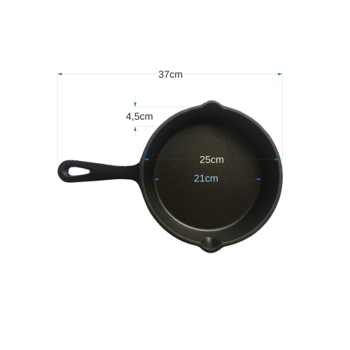 (25) Texas Club Cast Iron Frying Pan 2