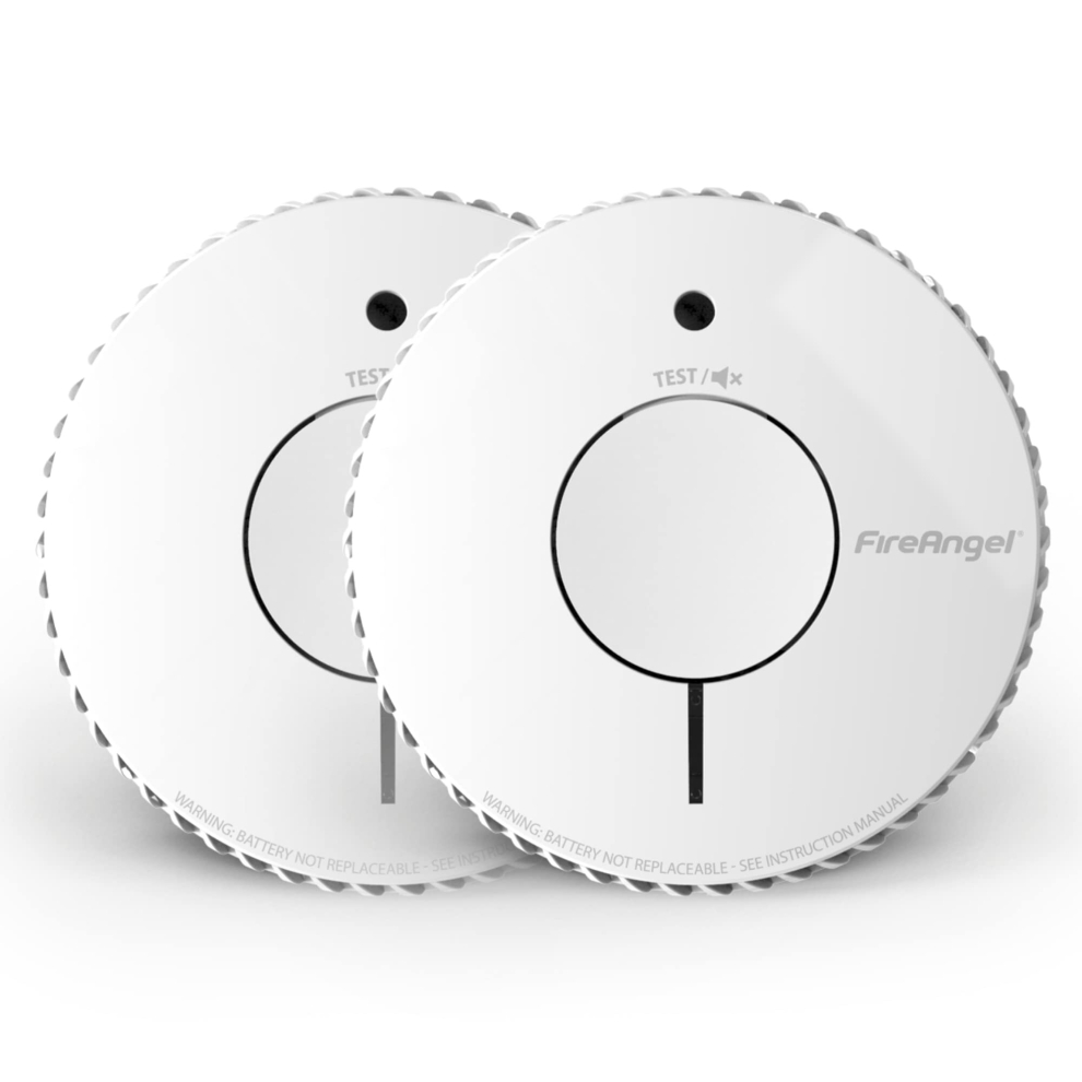 FireAngel Optical Smoke Alarm with 10 Year Sealed For Life Battery, FA6620-R-T2 ST-622 / ST-620 replacement, new gen - Twin Pack , White