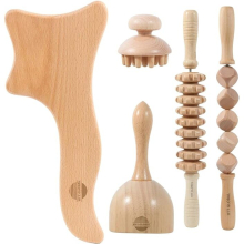 Wood Therapy Massage Tools for full body by HTT GLOBAL (5Pcs)