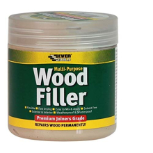 Everbuild Multipurpose Wood Filler Suitable For Indoor And Outdoor Use Sandable Medium Stainable 250ml