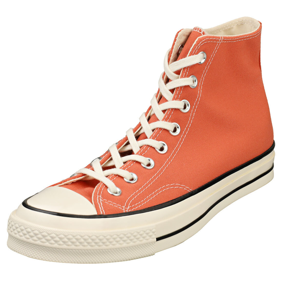 Converse (4.5) Chuck 70 Hi Unisex Fashion Trainers In Peach Yellow