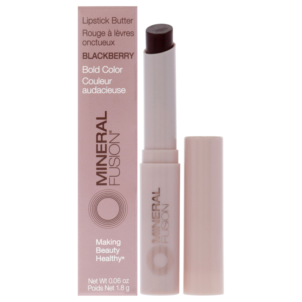 Mineral Fusion Lipstick Butter - Blackberry By For Women - 0.06 Oz Lipstick