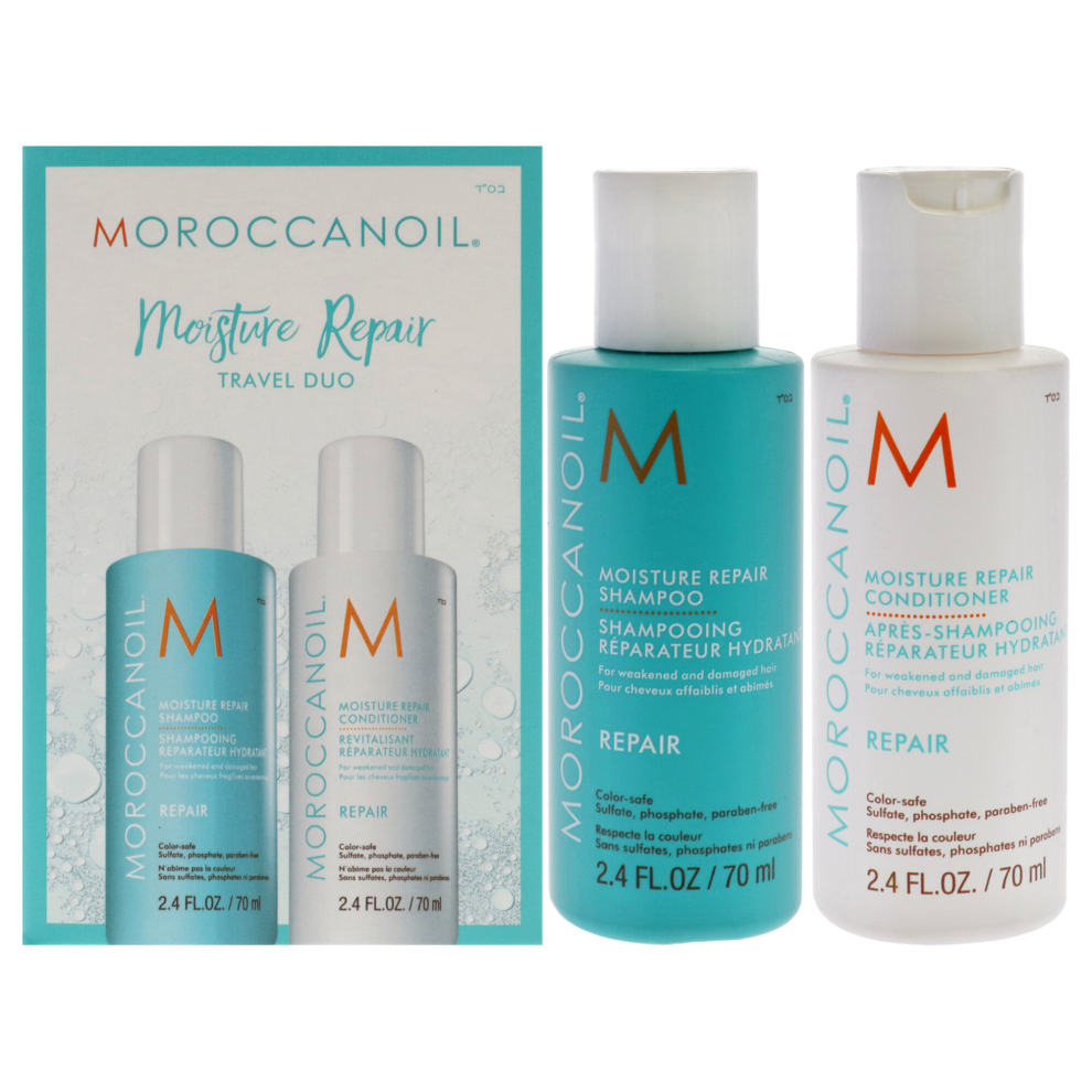 Moroccanoil Moisture Repair Gift Set 70ml Shampoo + 70ml Conditioner - Image 5