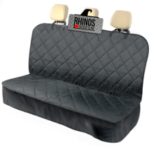 COMPATIBLE WITH Toyota Aygo (2014 ON) - Heavy Duty Premium Black Quilted Dog Cat Pet Hammock Rear Seat Cover