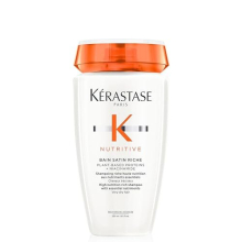 Krastase Nutritive, High Nutrition Rich Shampoo for Very Dry Hair, Protein Enriched Formula with Niacinamide, Bain Satin, 250 ml