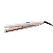 Remington Proluxe Piastra per capelli in ceramica con impostazione protettiva Pro a bassa temperatura, oro rosa - S9100