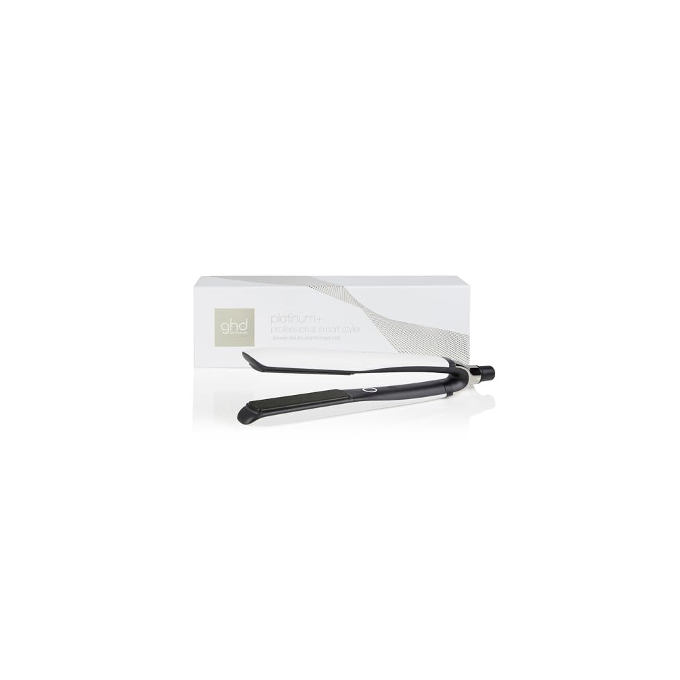 ghd Platinum Styler in White - Professional Smart Hair Straighteners, Wishbone Hinge, Ultra Gloss Plates