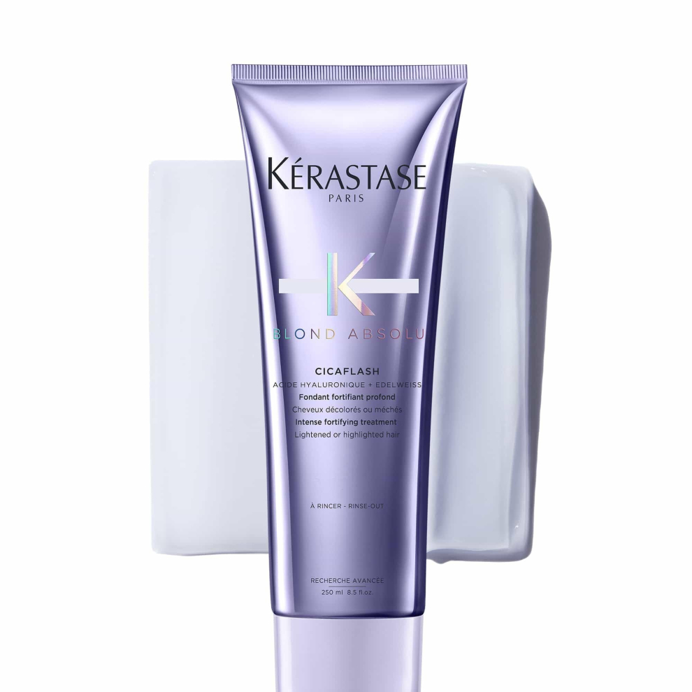 Krastase Blond Absolu, Repairing, Nourishing Conditioner, For Lightened and Highlighted Hair, With Hyaluronic Acid  Edelweiss Flower, Cicaflash, 250ml