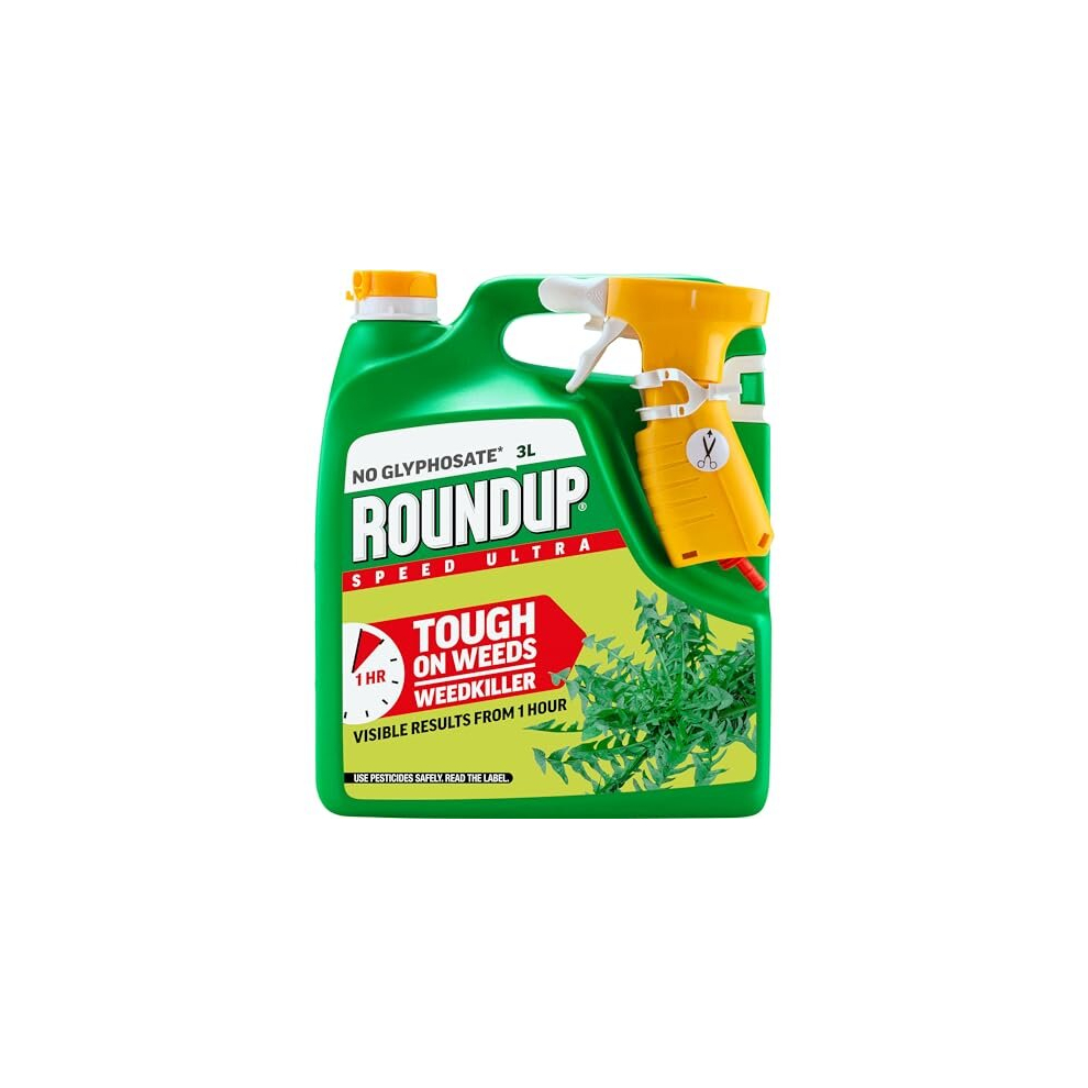 Roundup Speed Ultra Glyphosate Free, Weedkiller, Manual Spray - 3 Litre