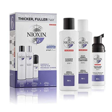Nioxin 3-Part System, System 6 Chemically Treated Hair with Progressed Thinning, Hair Thickening Treatment, Scalp Therapy, Trial Kit