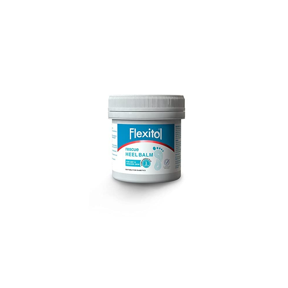 Flexitol Rescue Heel Balm 485G, Clinically Proven To Moisturise Dry, Cracked Heels In 1 Day, Intense Moisturisation