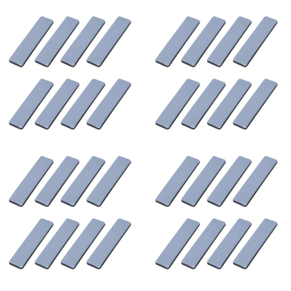 8Pc 25Mm X 100Mm Self Adhesive Furniture Sliders For Floor Protector 4762764348182