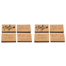 120 Pcs Exquisite Kraft Paper Thank You Cards ,for Small Business