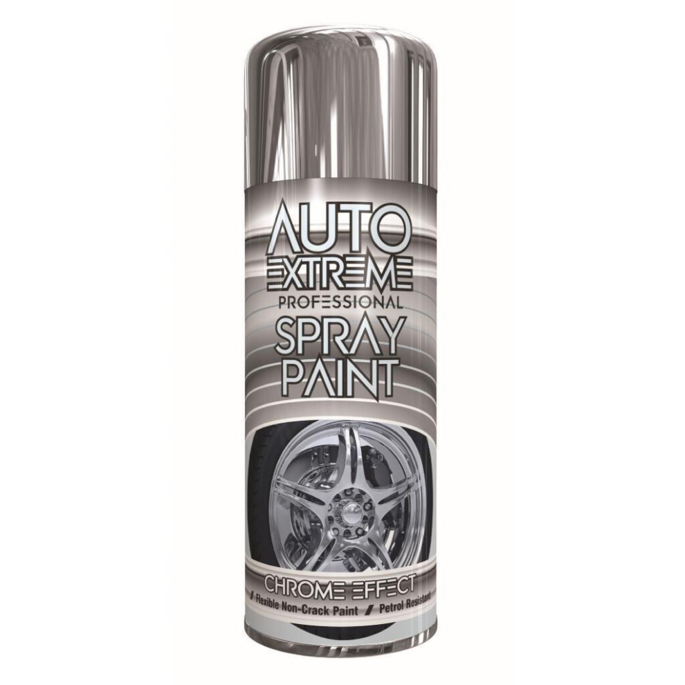 Monal (Aut Extreme Chrome Effect 400Ml (9955)) All Purpose Aerosol Metal Wood Plastic Spray Paint Not,Specified