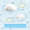 9PCS Clouds Decorations for Ceiling 4
