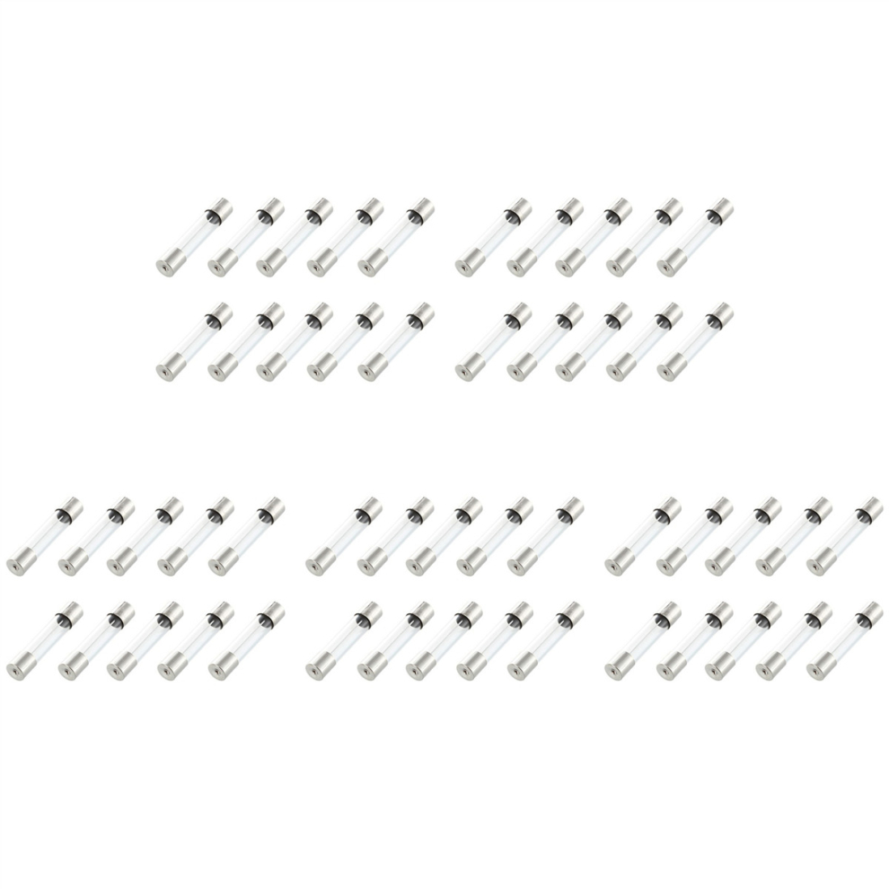 10 Pcs Fast Blow Type Glass Tube Fuses 6X30mm 250V 10A 4762764351182