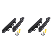 4 Holes Wall Mounted Hardwood Billiard Cue Rack Pool Cue Rack