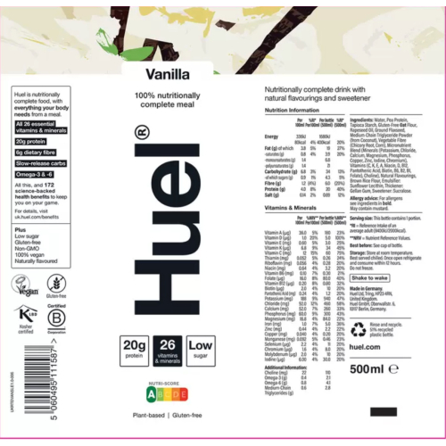 HUEL Huel Ready to Drink Vanilla 8 x 500ml 2
