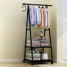1pc Coat Rack Movable Coat Rack Triangle Coat Rack Household Coat Holder