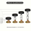 4pcs Headboard Stoppers For Wall Adjustable Threaded Bed Frame Anti Shake Tool Bed Frame Bumper Guards Stable Tool For Bed Cabinet Sofa 4