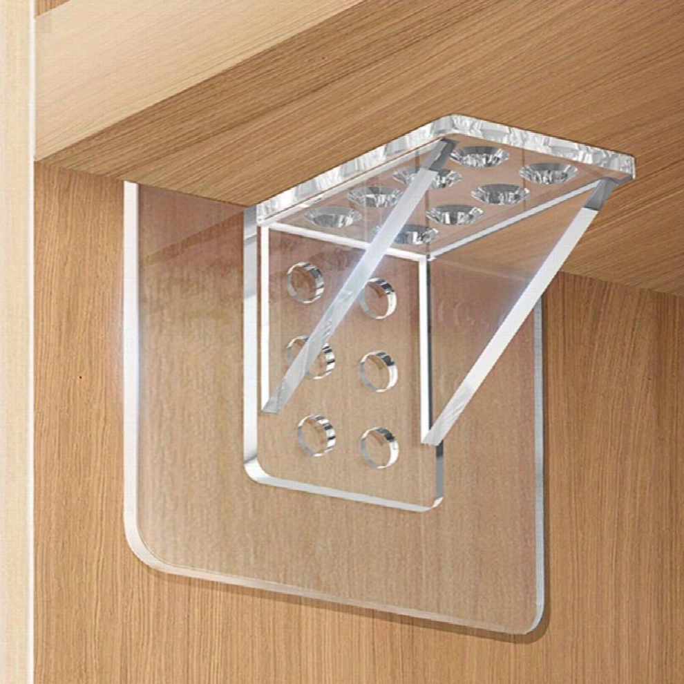 4Pcs Shelf Support Peg Self Adhesive Clips Strong Partition Pin For Kitchen Cabinet Book Shelves Closet Brackets Clapboard Layer Kitchen Cabinet Helpe 885681068354
